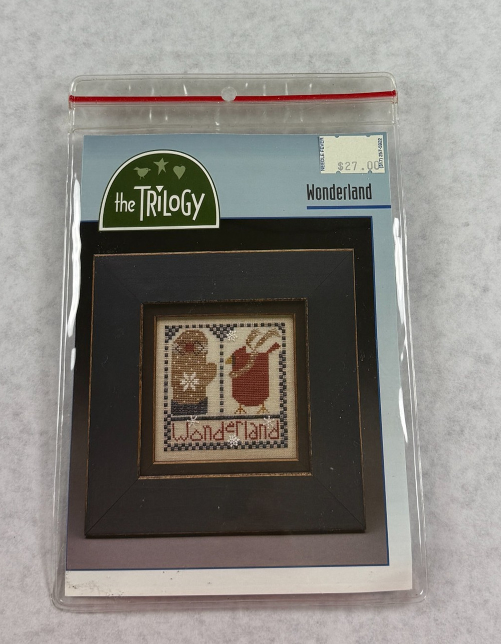 The Trilogy WONDERLAND Cross Stitch Pattern Fabric Threads Mill Hill